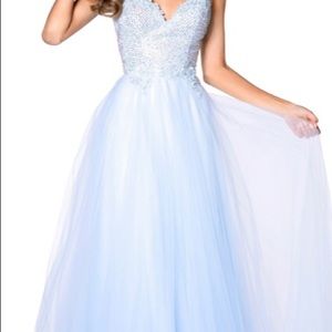 Baby Blue Formal Dress